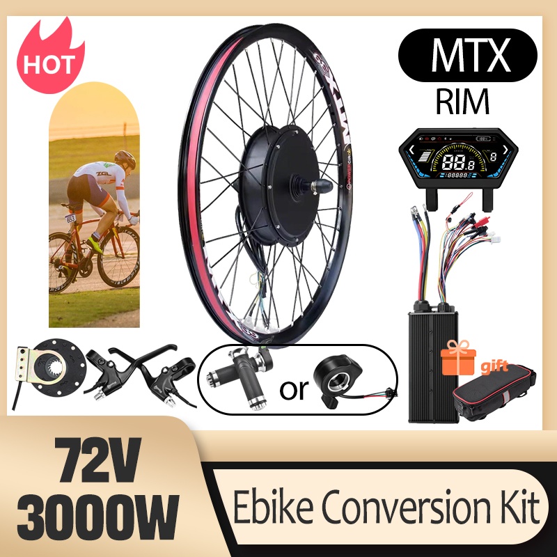 Ebike Conversion Kit 72V 3000W - طقم تحويل دراجة كهربائية MTX39 بقوة