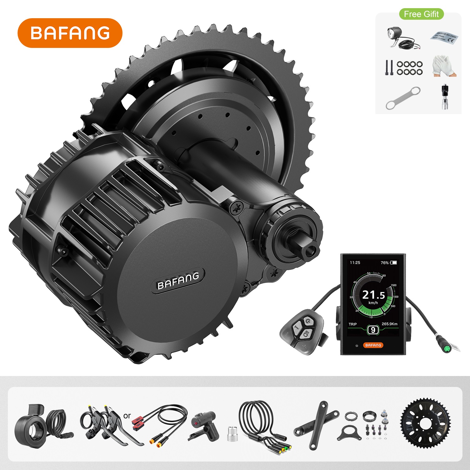 Bafang G320 48 فولت 52 فولت 10 - مراجعة Mid Drive Motor Kit 52V 1000W وسعره