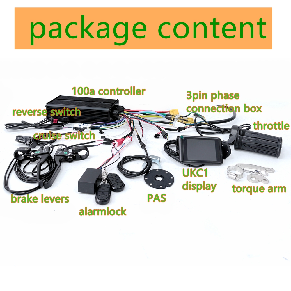 NBpower 72V 5000W 70-90km/h BL - مراجعة 72V 5000W Hub Motor Kit وسعره