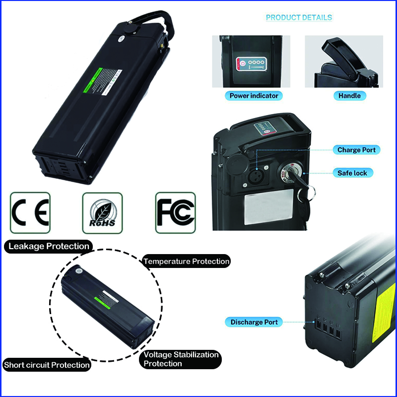 دراجة كهربائية 48 فولت، بطارية - مراجعة Electric Bicycle Battery 72V 30Ah وسعره