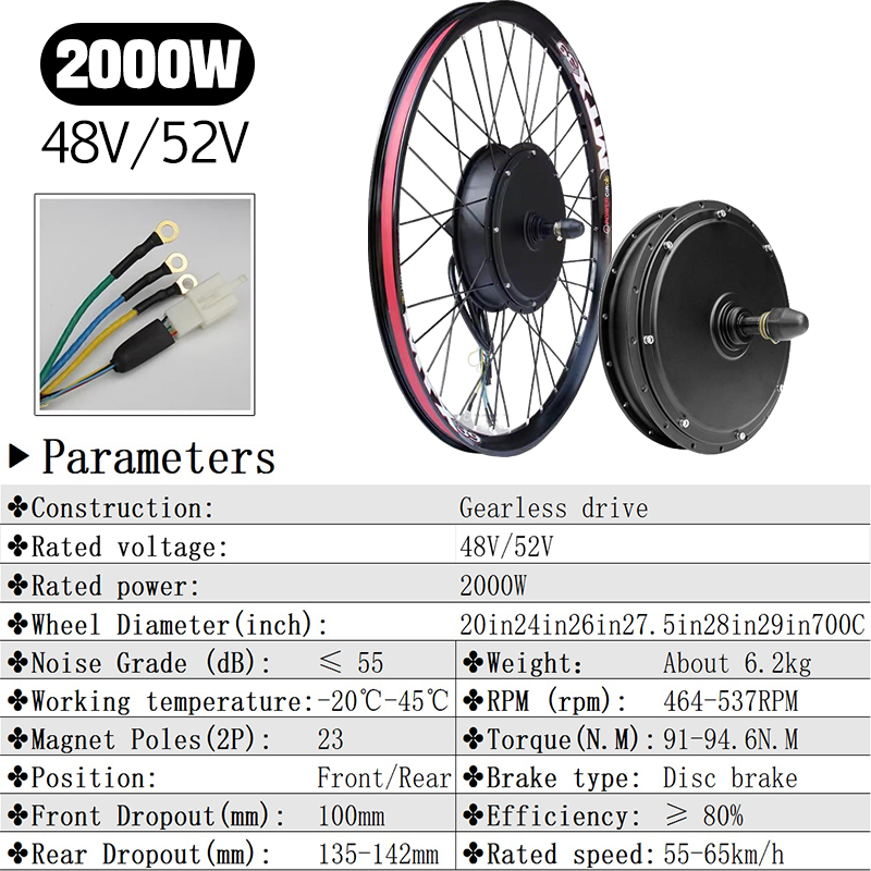 عجلة محرك دراجة كهربائية MTX 4 - مراجعة 72V 5000W Hub Motor Kit وسعره
