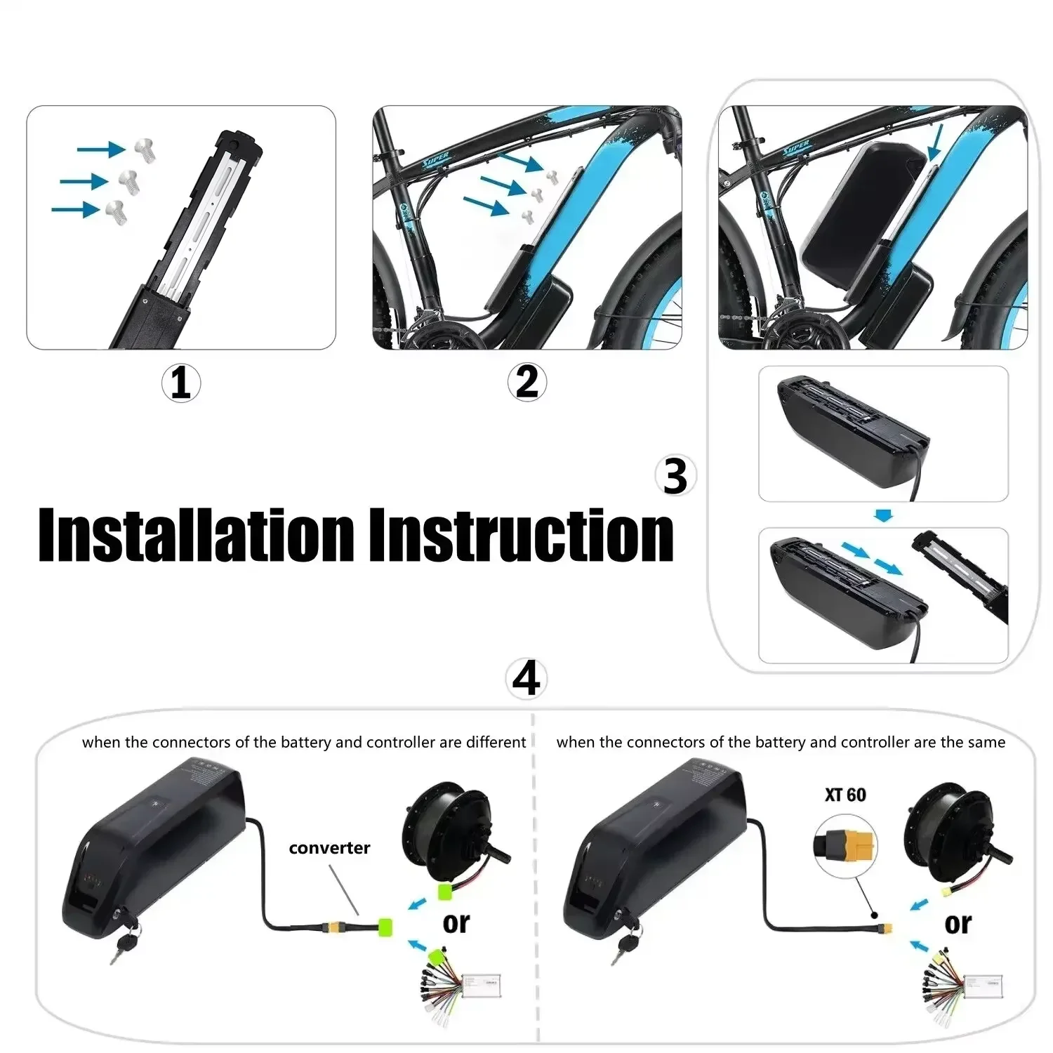ل Hailong EBike بطارية 36 فولت - مراجعة Ebike Battery 48V 20Ah Hailong وسعره