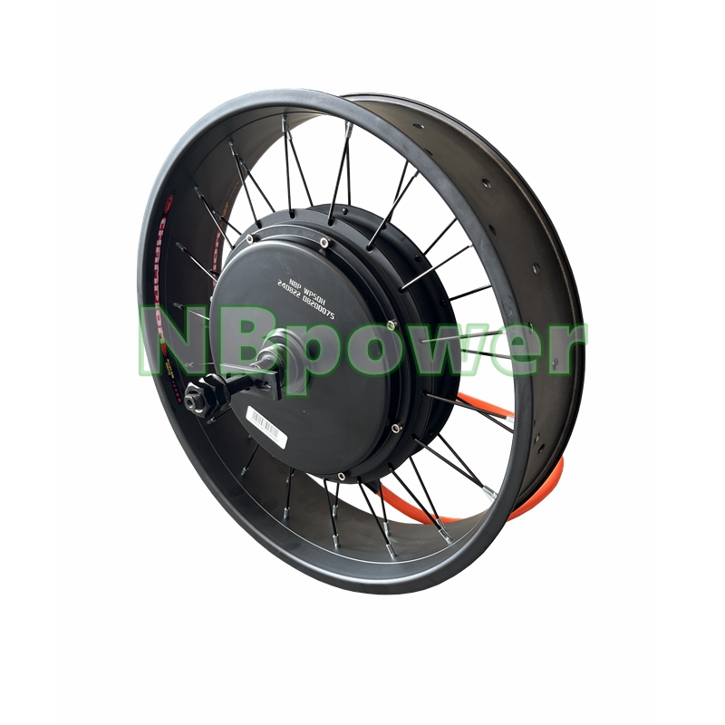 NBpower QS205 72V 5000W 170/19 - مراجعة 72V 5000W Hub Motor Kit وسعره