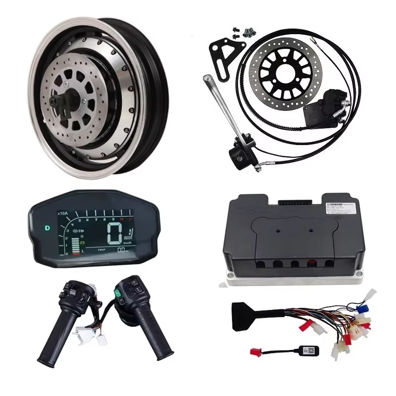 QSMOTOR 5000 واط 72 فولت 14 بو - مراجعة 72V 5000W Hub Motor Kit وسعره