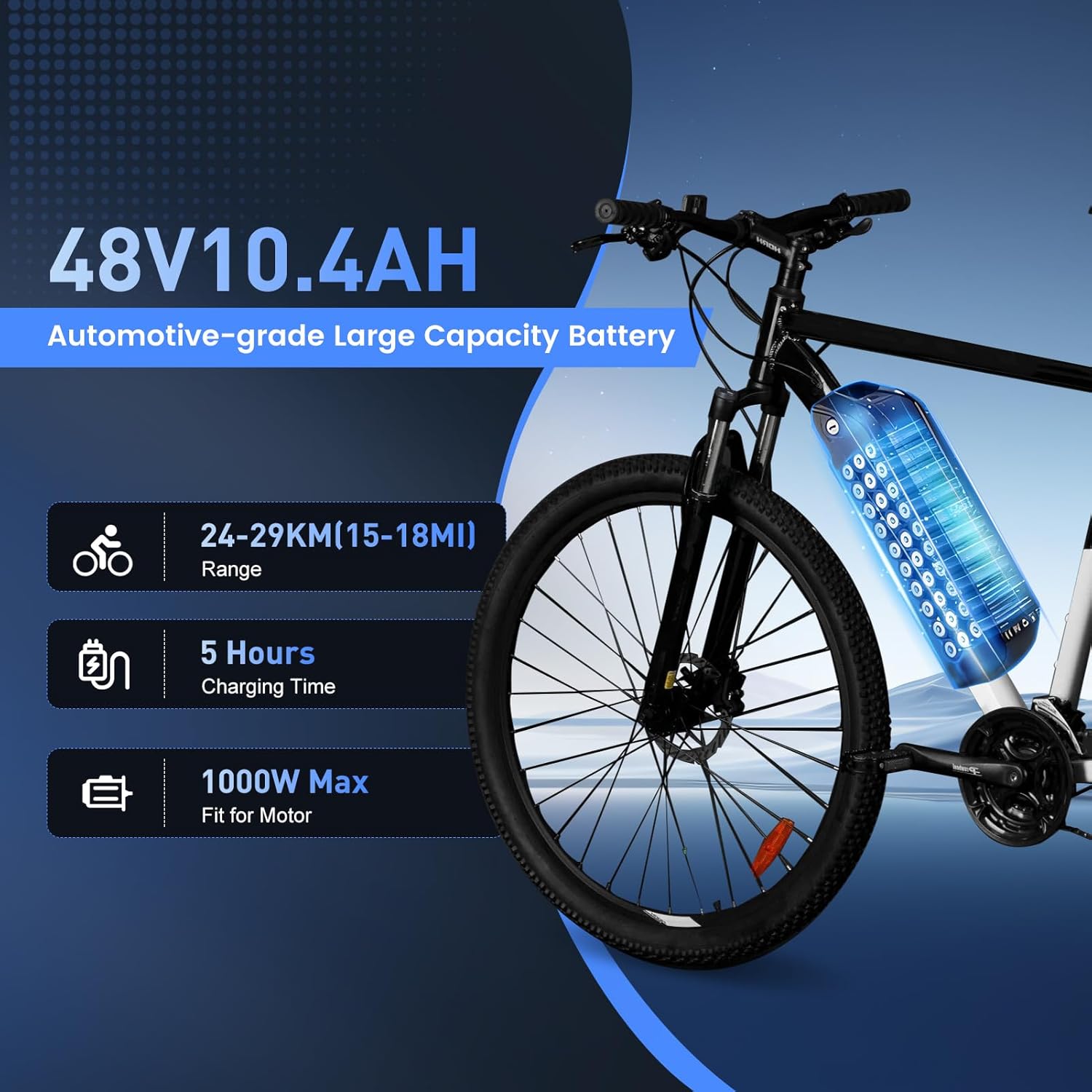 بطارية هايلونج جديدة عالية الج - مراجعة Ebike Battery 48V 20Ah Hailong وسعره