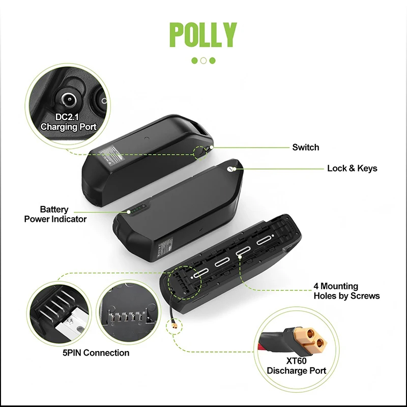 بطارية دراجة كهربائية هايلونج  - مراجعة Electric Bicycle Battery 72V 30Ah وسعره