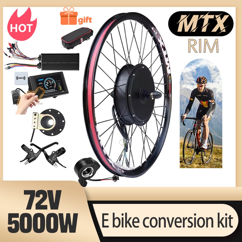 طقم تحويل الدراجة MTX39 E 72 ف - مراجعة Ebike Conversion Kit 72V 3000W وسعره