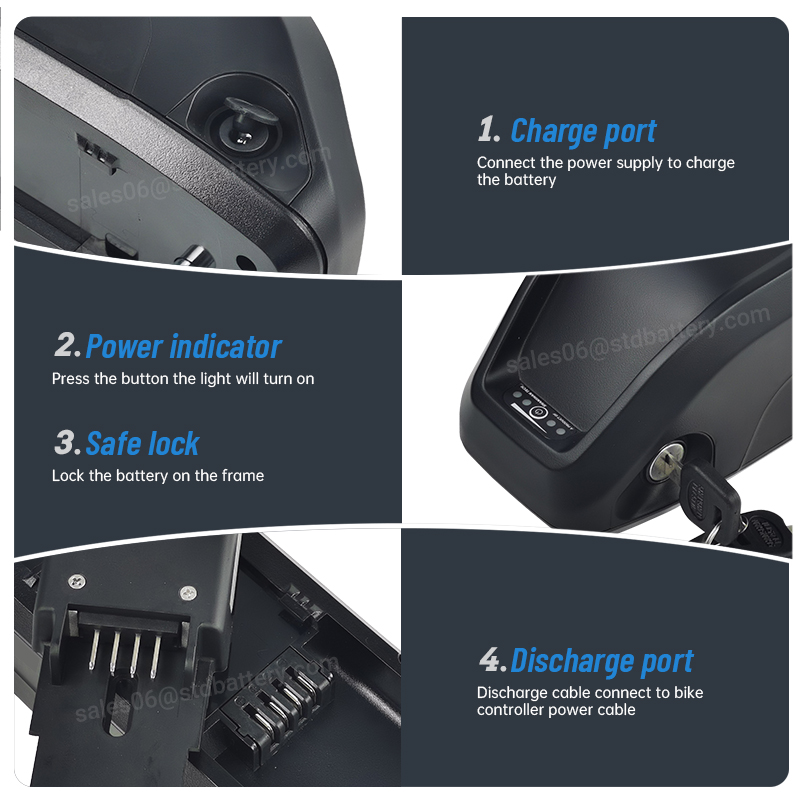 حزمة بطارية دراجة كهربائية هاي - مراجعة Ebike Battery 48V 20Ah Hailong وسعره